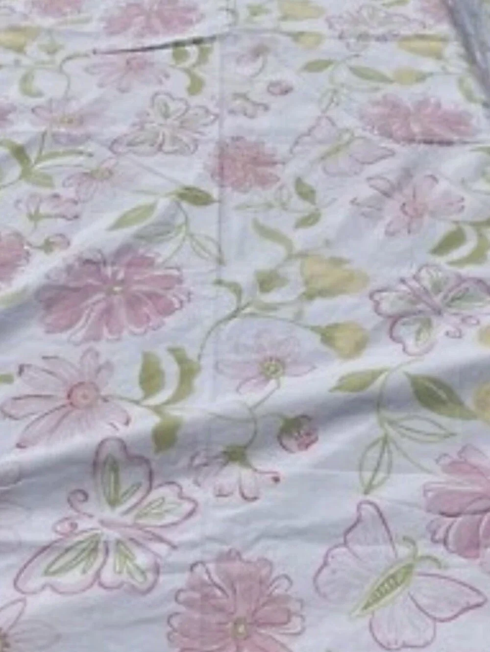 Pottery Barn Kids Floral Twin duvet And Sham
